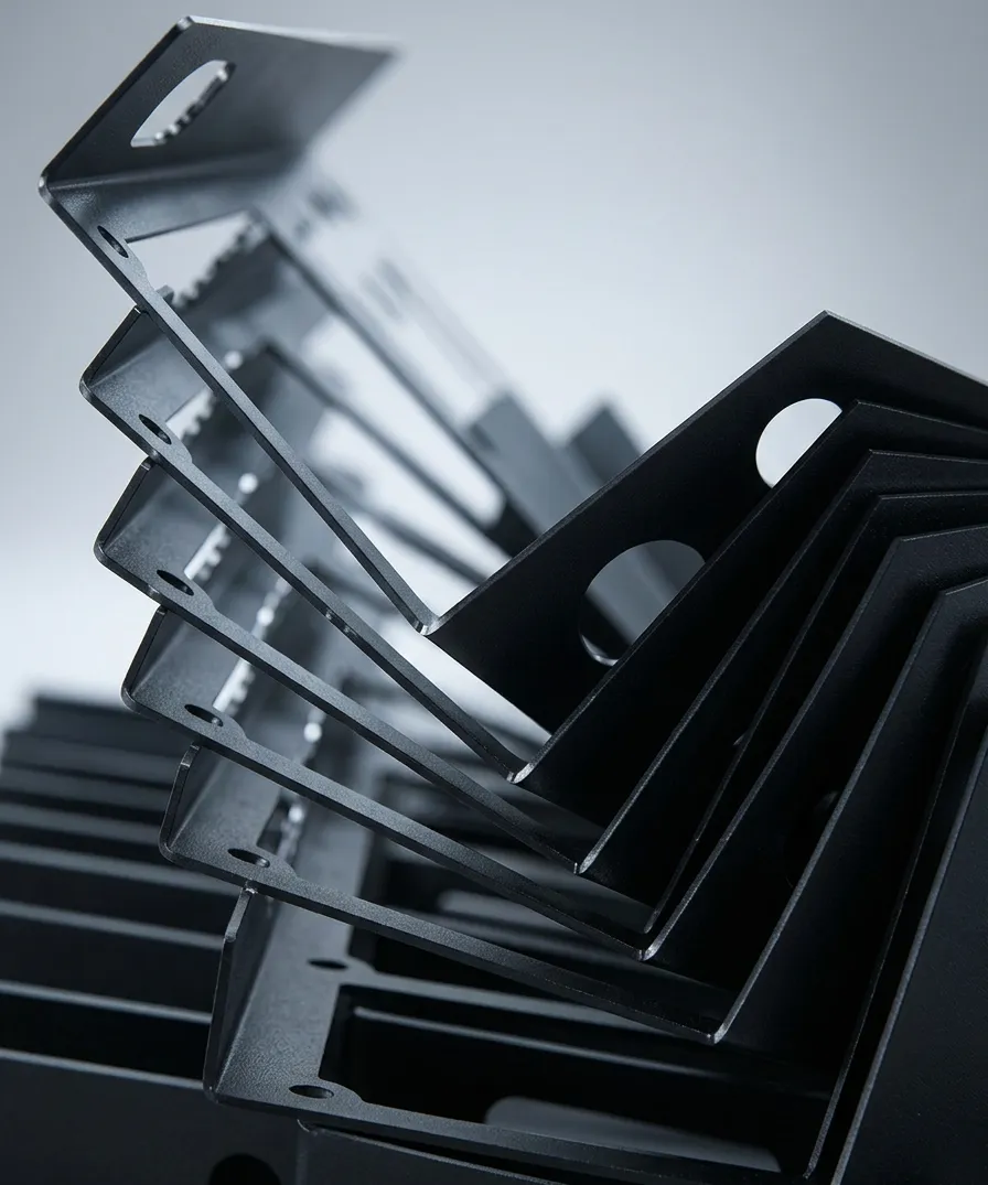 Formed brackets and panels
