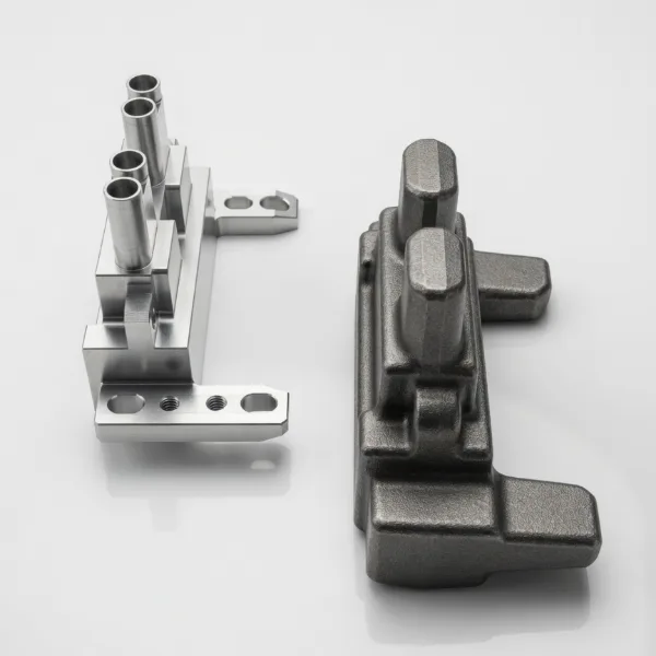 Milled steel brackets
