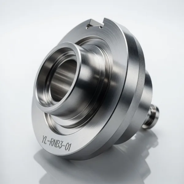 Turned stainless flange