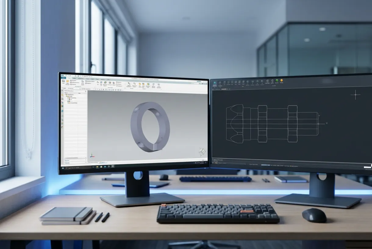 Blueprints and CAD modeling