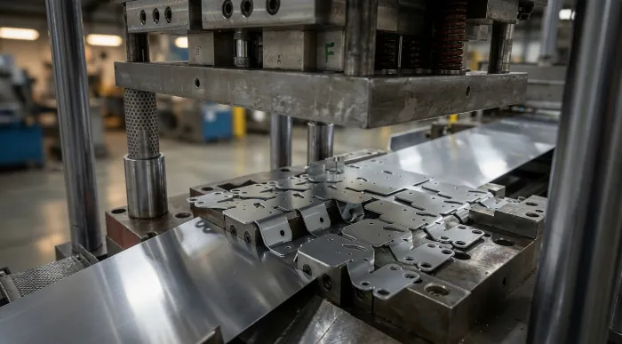 Metal stamping press